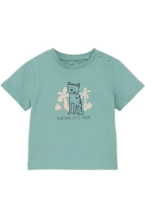 QS by s.Oliver Jungen 2142767 T-Shirt, Petrol, 74