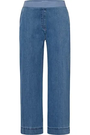 Brax Damen Pam Culotte Light Denim Jeans, , 27W / 30L EU
