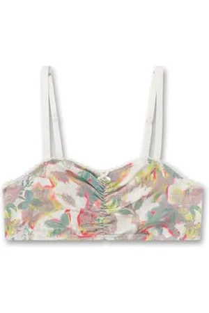 Sanetta Mädchen-Bandeau | Bequemes und angenehmes Bustier für Mädchen aus Baumwolle. Unterwäsche mit verstellbaren Trägern |Mädchen Bustier
