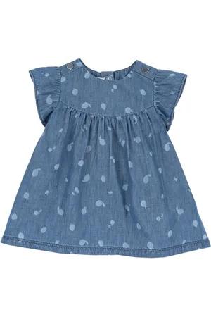 chicco Kleid Neugeborene mit Kurzarm, mit bequemer Knopfleiste, aus weicher Baumwolle, maschinenwaschbar, Babykleidung 0-24 Monate, Entworfen in Italien