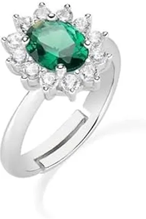AMEN Ring (P) Lady, Anel Silver Tam. 3 (18/20), Prata 925 (3,61 GR), Lady 1,5 cm ANLDGBBVE3 Marke, Einheitsgröße, Metall, Kein Edelstein