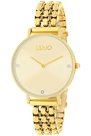Liu Jo LiuJo Damen Analog Quarz Uhr mit Edelstahl Armband TLJ1387