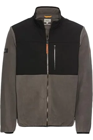Camel Active Herren Fleecejacke mit Stehkragen aus recyceltem Material Menswear-XXL