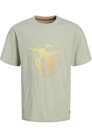 JACK&JONES JUNIOR Jungen Jocsc Gradient Logo Tee Os Mni T-Shirt, , 104 EU