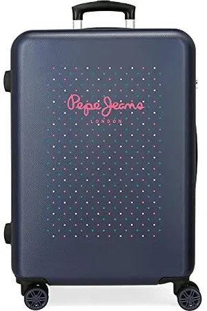 Pepe Jeans Molly Mittlerer Koffer Mehrfarbig 48x68x26 cms Hartschalen ABS Kombinationsschloss 70L 3,7Kgs 4 Doppelräder
