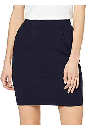 Ichi IHKATE SK Damen Kurzer Rock Minirock mit Stretch und Elastikbund, Größe:2XL, Farbe: