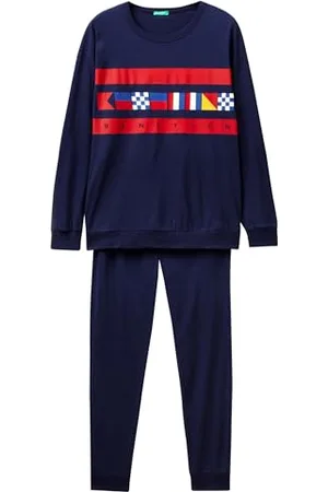 Benetton Herren Pig(Trikot+Hose) 3VD04P02D Pyjamaset, , M