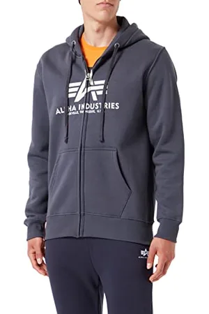 Alpha Industries Herren Basic Zip Hoodie Kapuzenpullover, , M