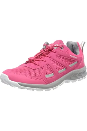 Jack Wolfskin Damen Woodland 2 Vent Low W Sneaker, Red/Light Grey, 39 EU