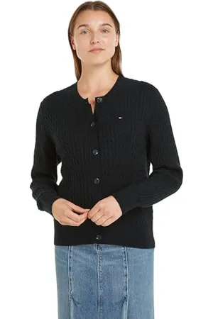 Tommy Hilfiger Damen Cardigan Zopfmuster, , XXL
