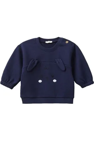 Benetton Unisex Baby Maglia G/C M/L 3J70A1058 Hooded Sweatshirt, , 56 cm