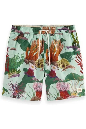 Scotch&Soda Herren Mid Length All Over Print Swim Short, , XXL