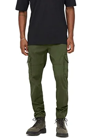 Only & Sons Herren Cargo Hose ONSDEAN Life - Tapered Fit - Schwarz Grün W28-W38, Größe:31W / 34L, Farbvariante: 22025431