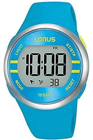 Lorus Damen Digital Quarz Uhr mit Silicone Armband R2341NX9