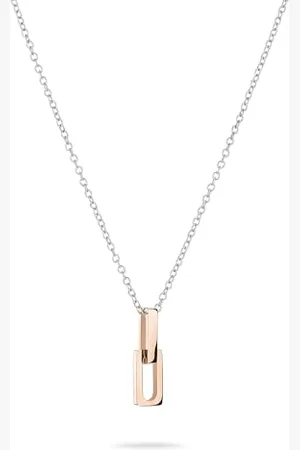 liebeskind Berlin Halskette LJ-1541-N-45 Bicolor Silber, IP Roségold