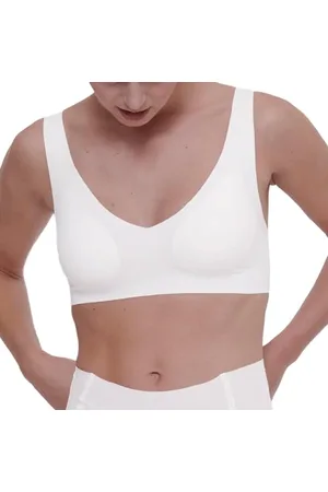 Sloggi Damen Zero Feel 2.0 Bralette, Silk White, L