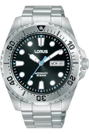 Lorus Herren Analog Automatik Uhr mit Edelstahl Armband RL471BX9