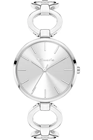 Tamaris Damen analog Quarz Uhr mit Edelstahl Armband TT-0080-MQ