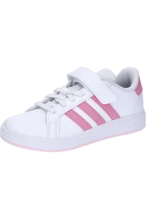 adidas Grand Court 2.0 Shoes Children Tennisschuhe, Cloud White/Bliss pink/Clear pink, 28.5 EU
