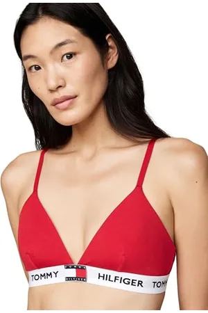 Tommy Hilfiger Damen Triangel BH mit Logobund, , XS