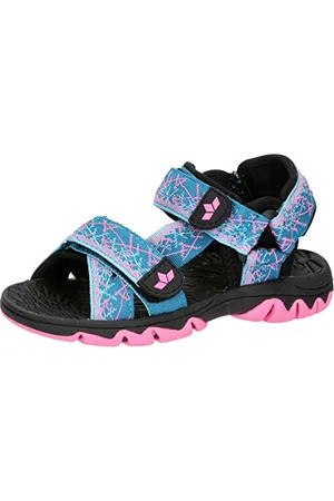 LICO Mädchen Andros V Sandale, türkis/pink, 35 EU