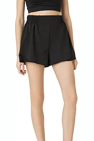 Koton Women Minimal Printed Elastic Waist Sport Shorts