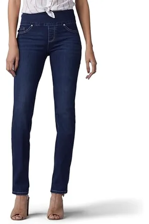 Lee Damen Sculpting Fit Slim Leg Pull On Jeans, , 38 Short
