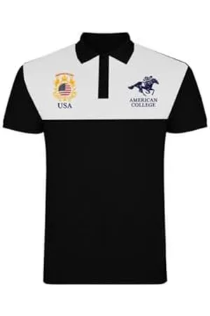 American College Unisex Herren Damen Manner Frauen Polo Shirt, , XL