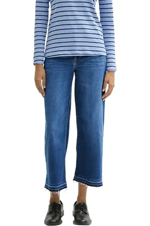 TOM TAILOR Damen Culotte Jeans mit High Waist, , 36/28