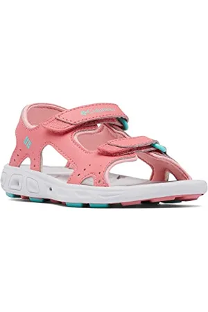 Columbia Childrens Techsun Vent Trekkingsandalen für Unisex Kinder, (Wild Salmon x Dolphin), 25 EU