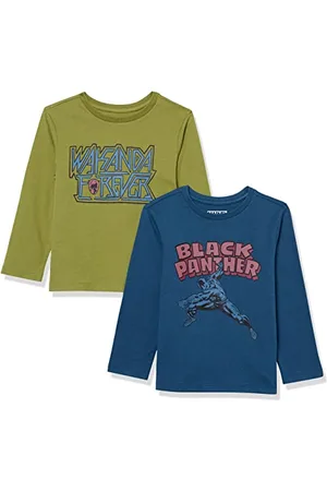 Amazon Disney | Marvel | Star Wars Jungen Langärmelige T-Shirts-Auslauffarben, 2er-Pack, , 5 Jahre