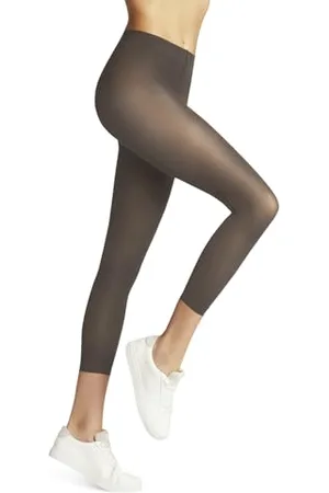 Falke Damen Leggings Pure Matt 50 DEN Capri W Le halb-blickdicht einfarbig 1 Stück, , M