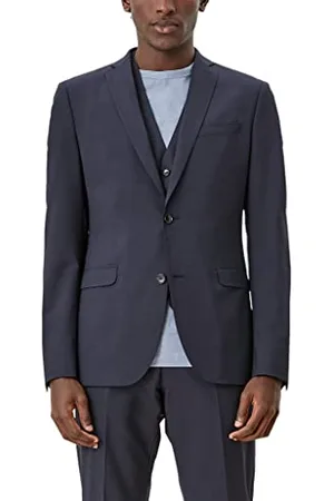QS by s.Oliver S.Oliver Herren 160.11.899.15.153.2053723 Business-Anzug Jacke, , 52