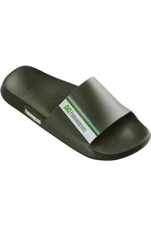 Havaianas Unisex Slide Brasil Green Slide Sandal, , 35/36 EU