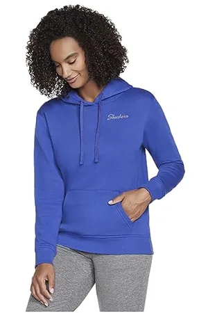 Skechers Damen Signature Pullover Hoodie Hooded Sweatshirt,