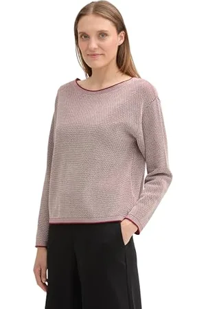 TOM TAILOR Damen Strickpullover aus Bio-Baumwolle