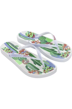 Ipanema Damen ANAT Cactus FEM, White/White/Green, 41.5 EU