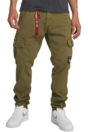 Alpha Industries Petrol Patch Pant Hose, 11- , 32 für Herren