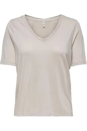 ONLY Damen Onlelise S/S V-Neck Top JRS, , L