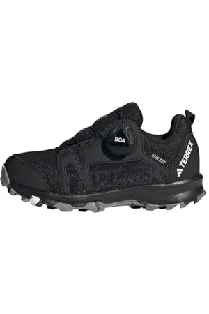 adidas Terrex Agravic BOA RAIN.RDY Trail Running Shoes Trailrunning-Schuhe, Core Black/Cloud White/Grey Three, 38 EU