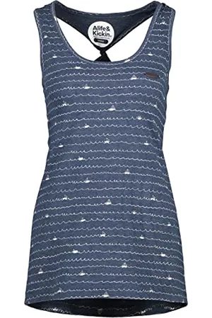 alife kickin ALIFE and Kickin LuciaAK B Top – Damen Tanktop – Leicht & Atmungsaktiv Oberteil – Perfektes Top für Freizeit, Sport & Alltag XL