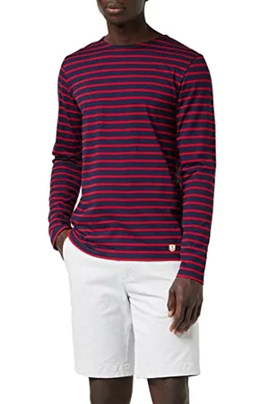 Armor.lux Herren Marinière plozévet Homme Langarmshirt, , XX-Large (Herstellergröße: 2XL)