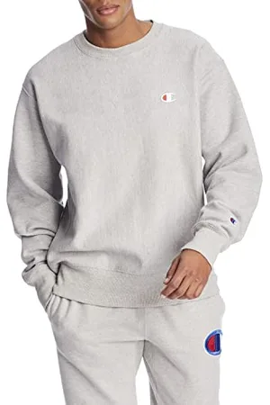 Champion Herren Reverse Weave Crew, yazı karakterli, İngilizce yazılı, Gola Redonda De Trama Reversa, Logotipo Em Sc Sweatshirt, , M EU
