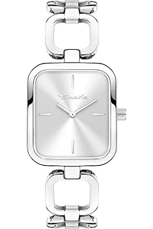 Tamaris Damen Analog Quarz Uhr mit Metall Armband TT-0108-MQ