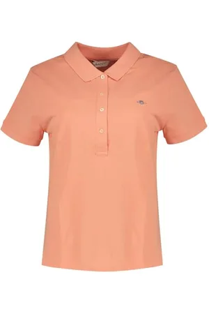 GANT Damen Slim Sheild Cap Sleeve Pique Polo, , Small