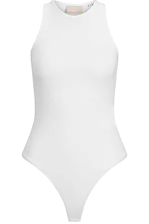 JJXX Damen Jxivy Tight Sl Oneck Dream Body, Bright White, S