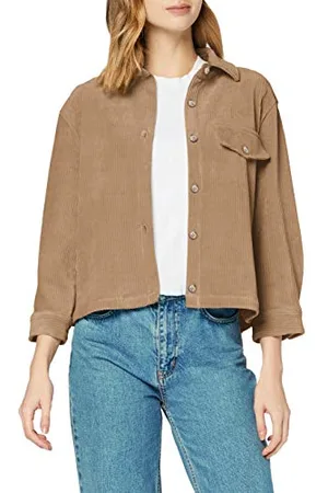 SPARKZ COPENHAGEN Damen Lourdes Corduroy Shirt Hemd, , X-Large
