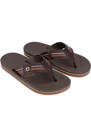 CARTAGO Herren Siena II DEDO AD Flipflop, Brown/ORANGE, 42 EU