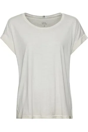 Camel Active Damen T-Shirt aus softem Modal-Baumwollmix Womenswear-XXL