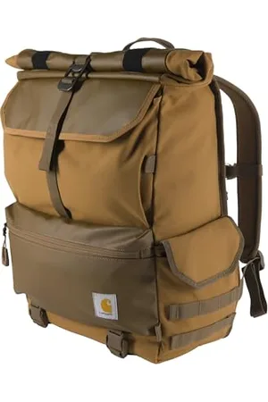 Carhartt Unisex-Erwachsenen-Rucksack Aus Nylon - Strapazierfähig, Wasserabweisend, Roll-Top, Brown, One Size